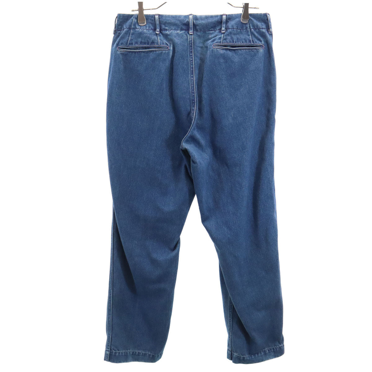 nanamica ナナミカ 日本製 ワイドデニムパンツ w32 インディゴ ジーンズ メンズ