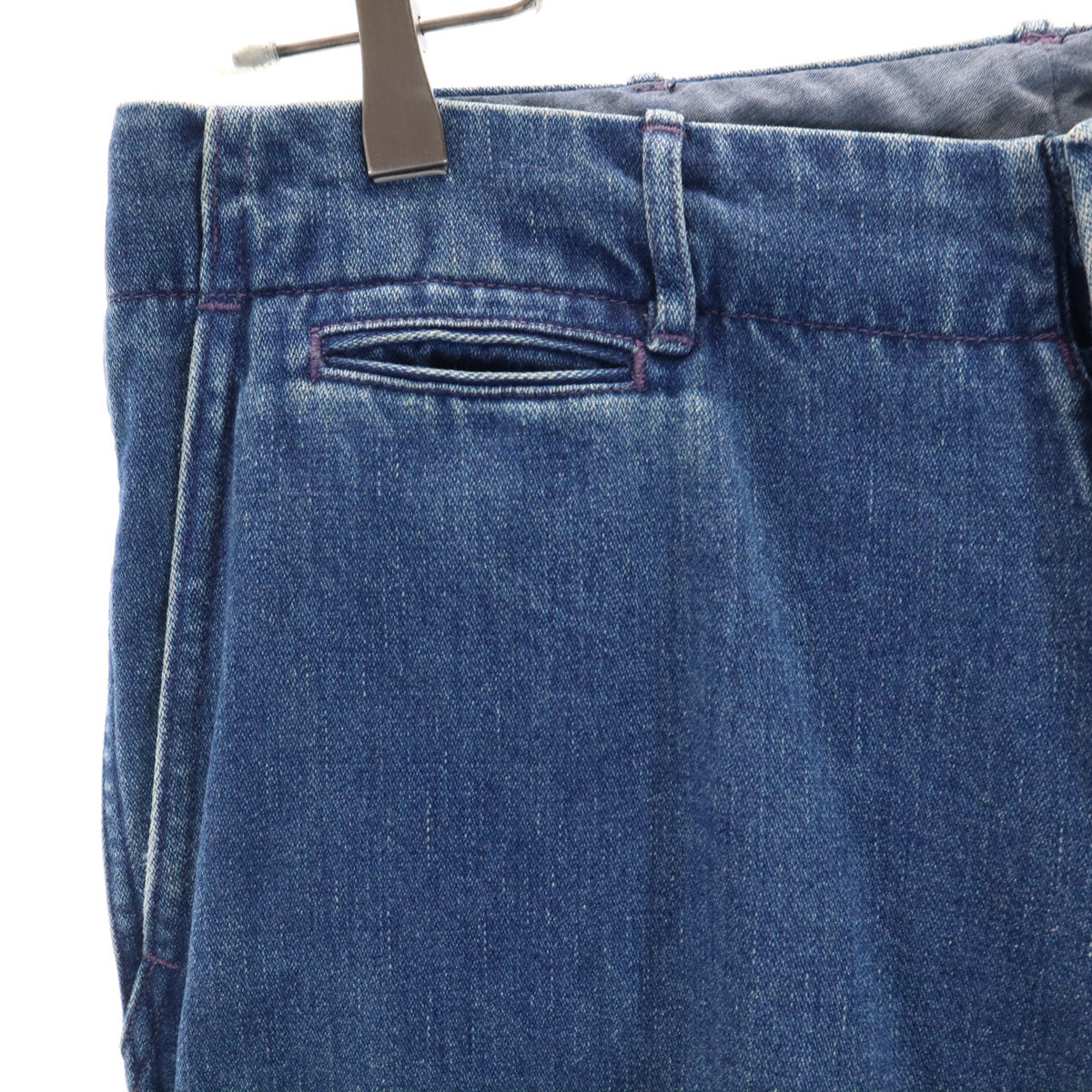 nanamica ナナミカ 日本製 ワイドデニムパンツ w32 インディゴ ジーンズ メンズ