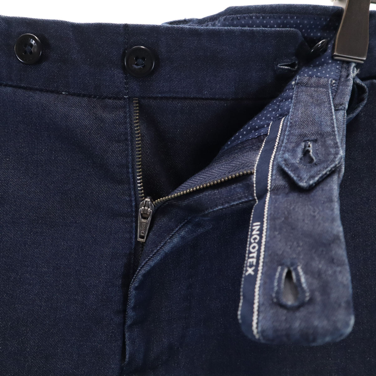 SLOWEAR スローウェア INCOTEX インコテックス ロングパンツ 46 インディゴ メンズ