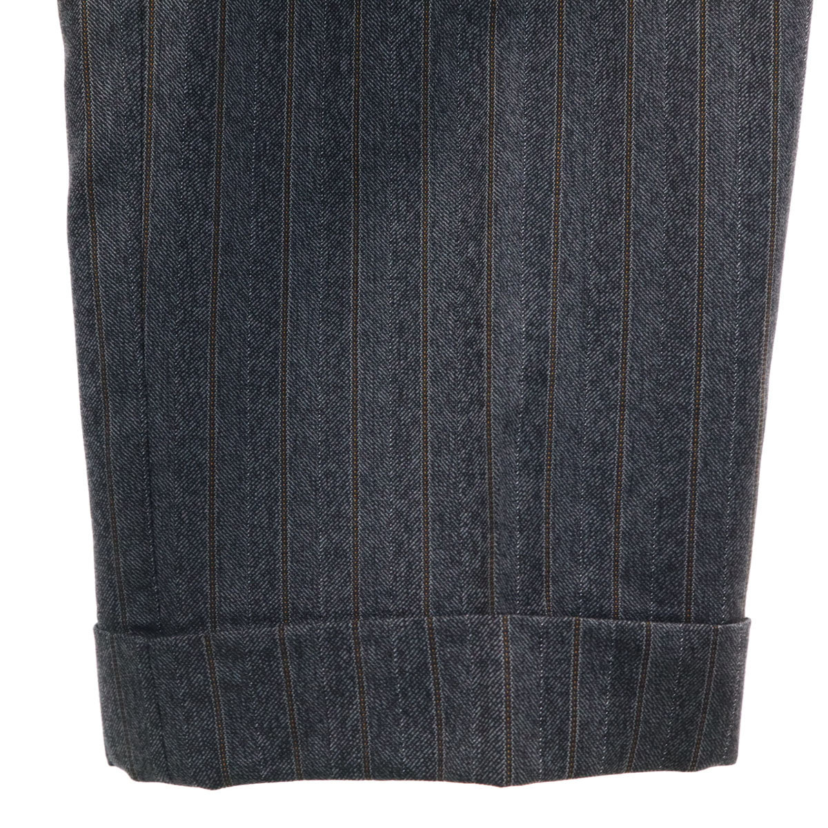 PAUL SMITH COLLECTION ポールスミスコレクション 日本製 ストライプ柄 ウールパンツ 84 グレー メンズ