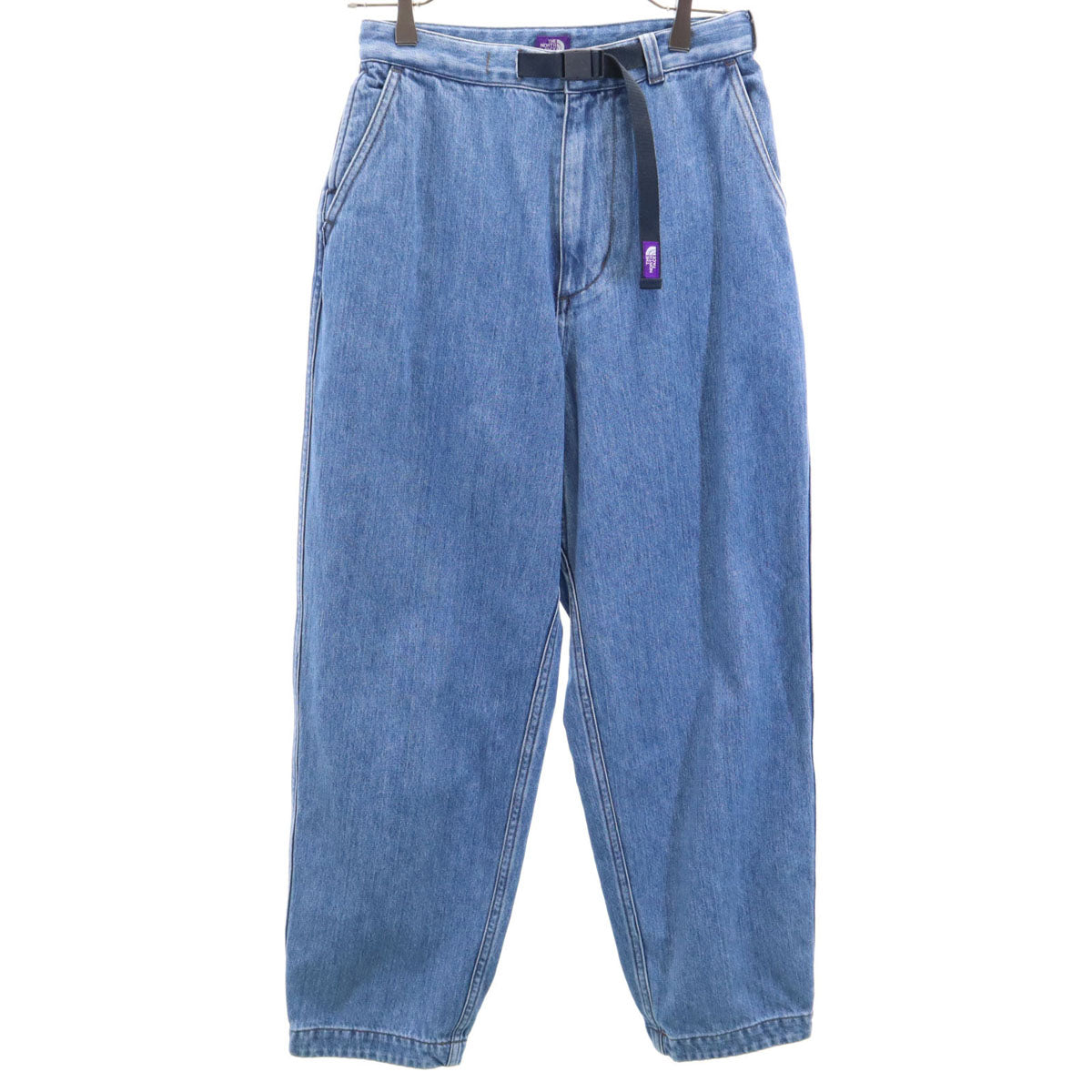 THE NORTH FACE ザノースフェイス パープルレーベル ワイドデニムパンツ WS ブルー系 ジーンズ アウトドア N25SC108 メンズ