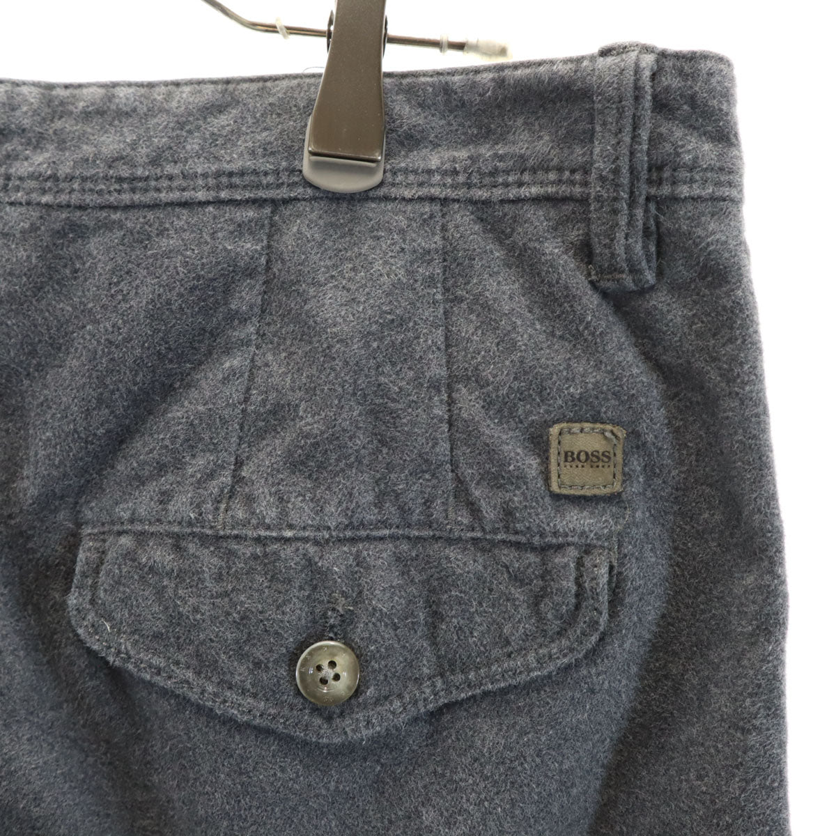 BOSS ボス カーゴパンツ 46 グレー系 REGULAR FIT メンズ