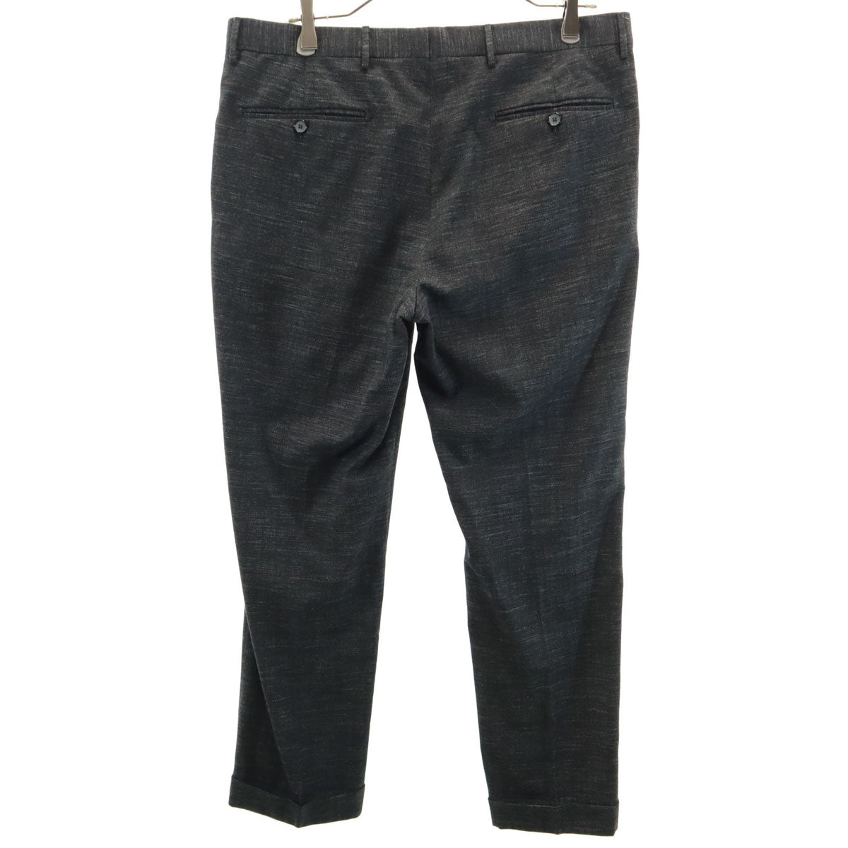 TAGLIATORE タリアトーレ イタリア製 ウールブレンド タック パンツ 48 グレー系 メンズ