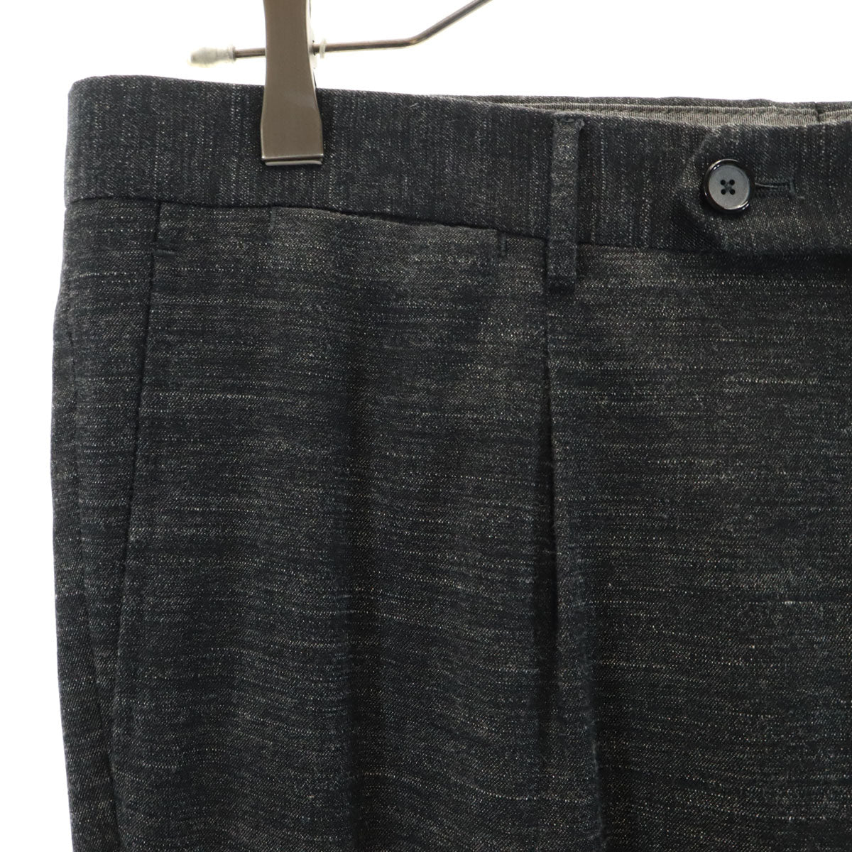 TAGLIATORE タリアトーレ イタリア製 ウールブレンド タック パンツ 48 グレー系 メンズ