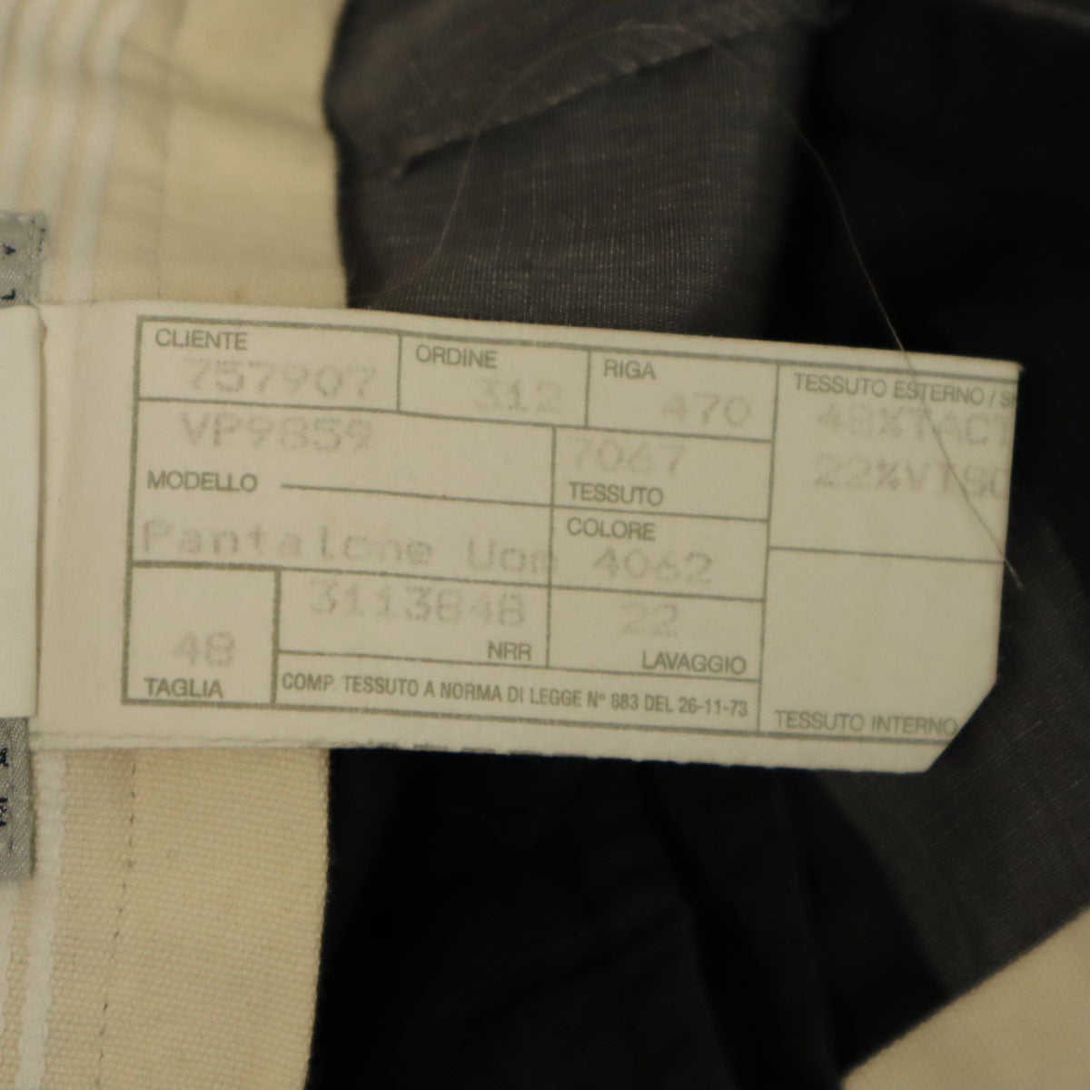 Emporio Armani エンポリオアルマーニ イタリア製 ロングパンツ 48 グレー メンズ