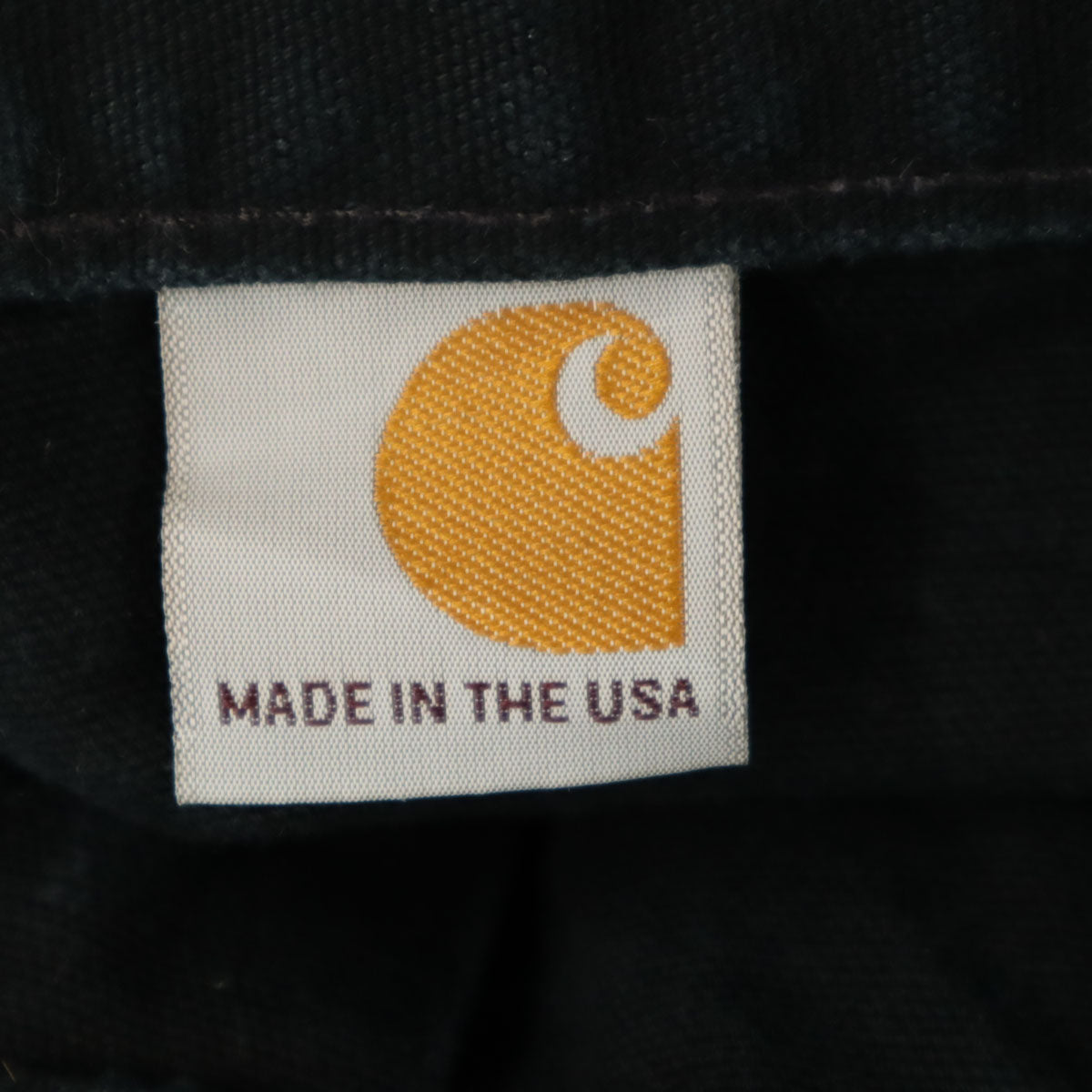 Carhartt カーハート USA製 ダブルニー ダック ワークパンツ ブラック メンズ