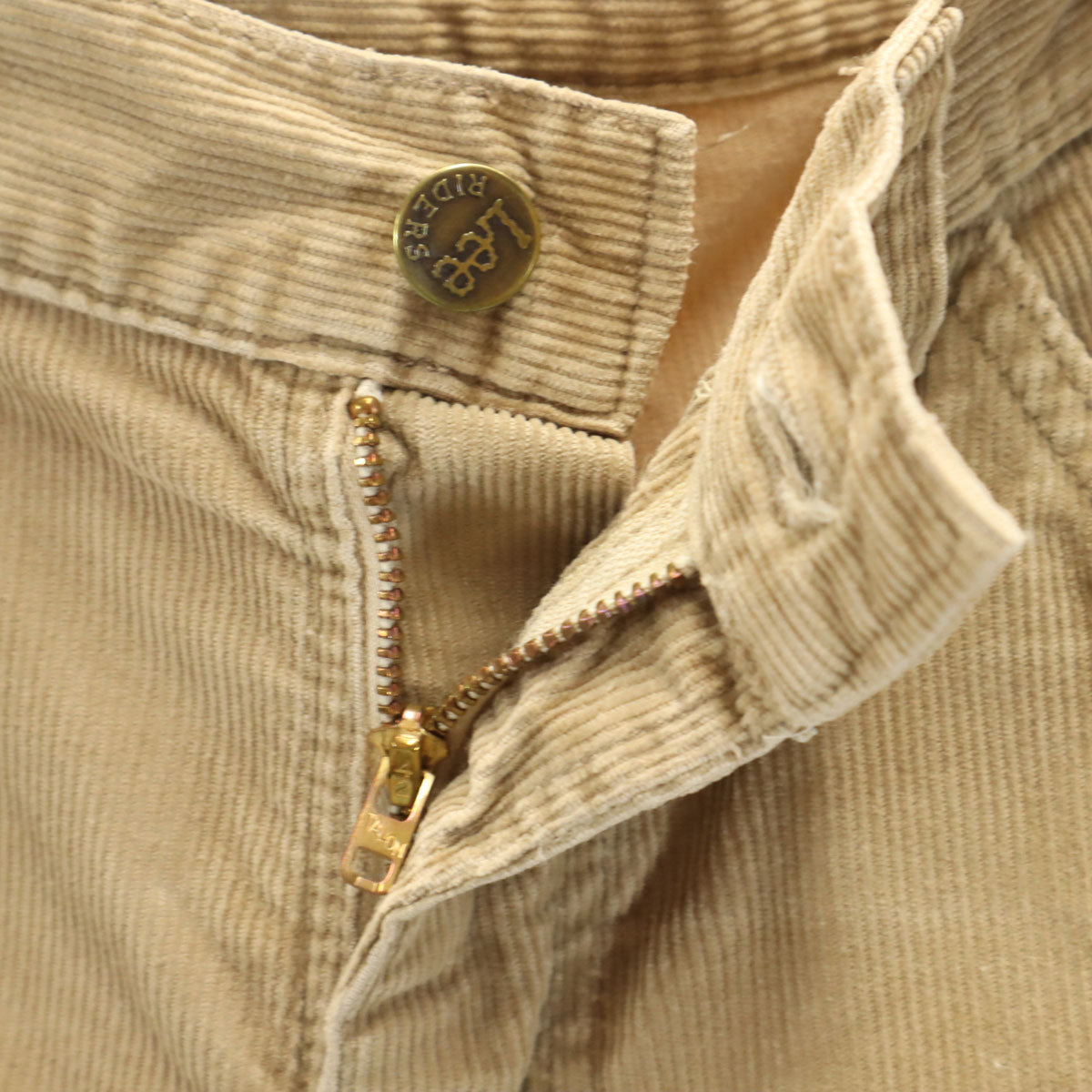 Lee リー 80s USA製 ヴィンテージ コーデュロイパンツ W29 ベージュ TALONジップ メンズ