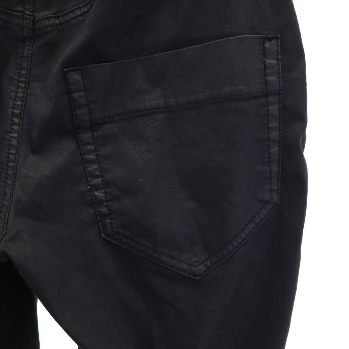 β ベータ テーパードパンツ 7 ブラック レディース