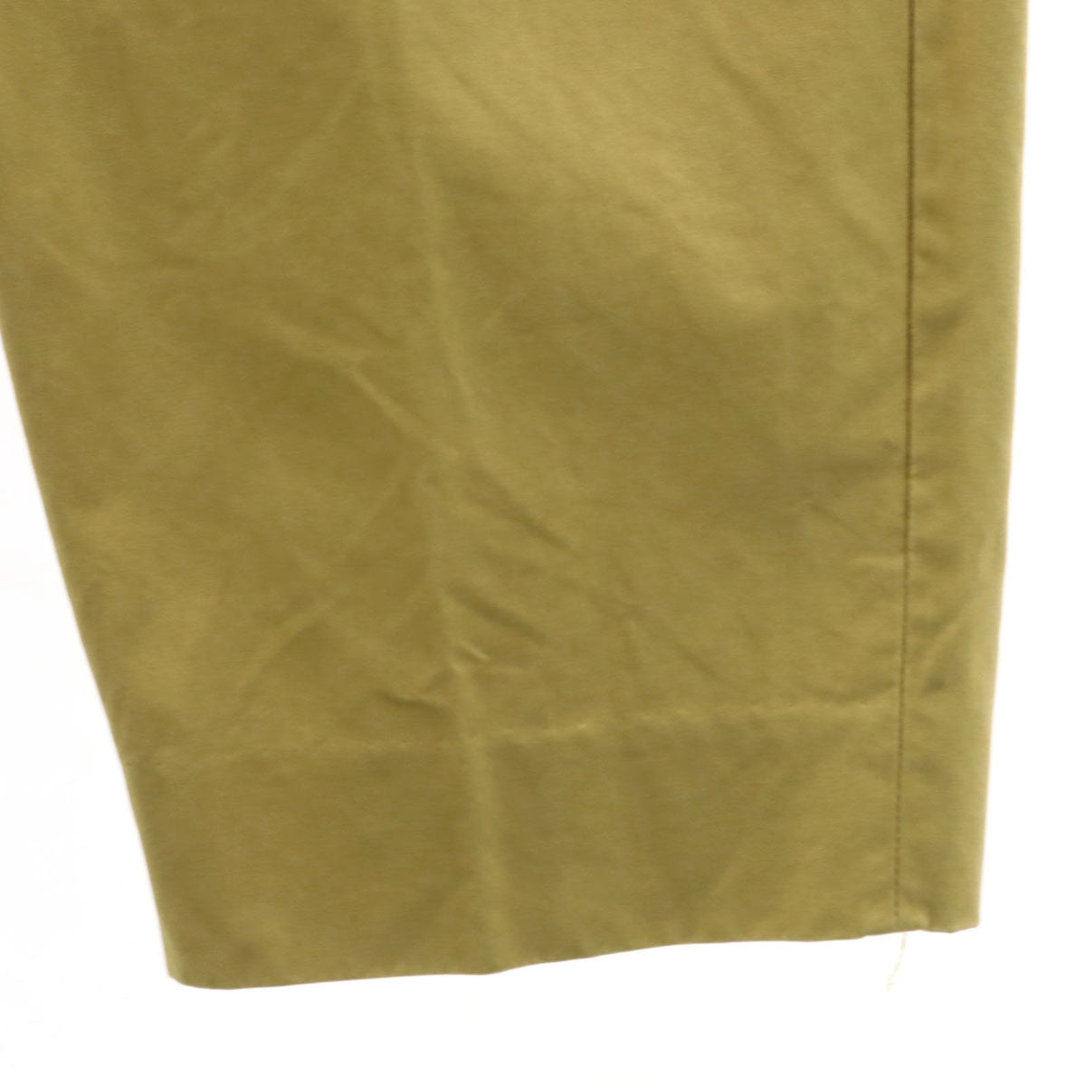 YAECA WRITE ヤエカライト 日本製 シンチバック スラックスパンツ M マスタード メンズ