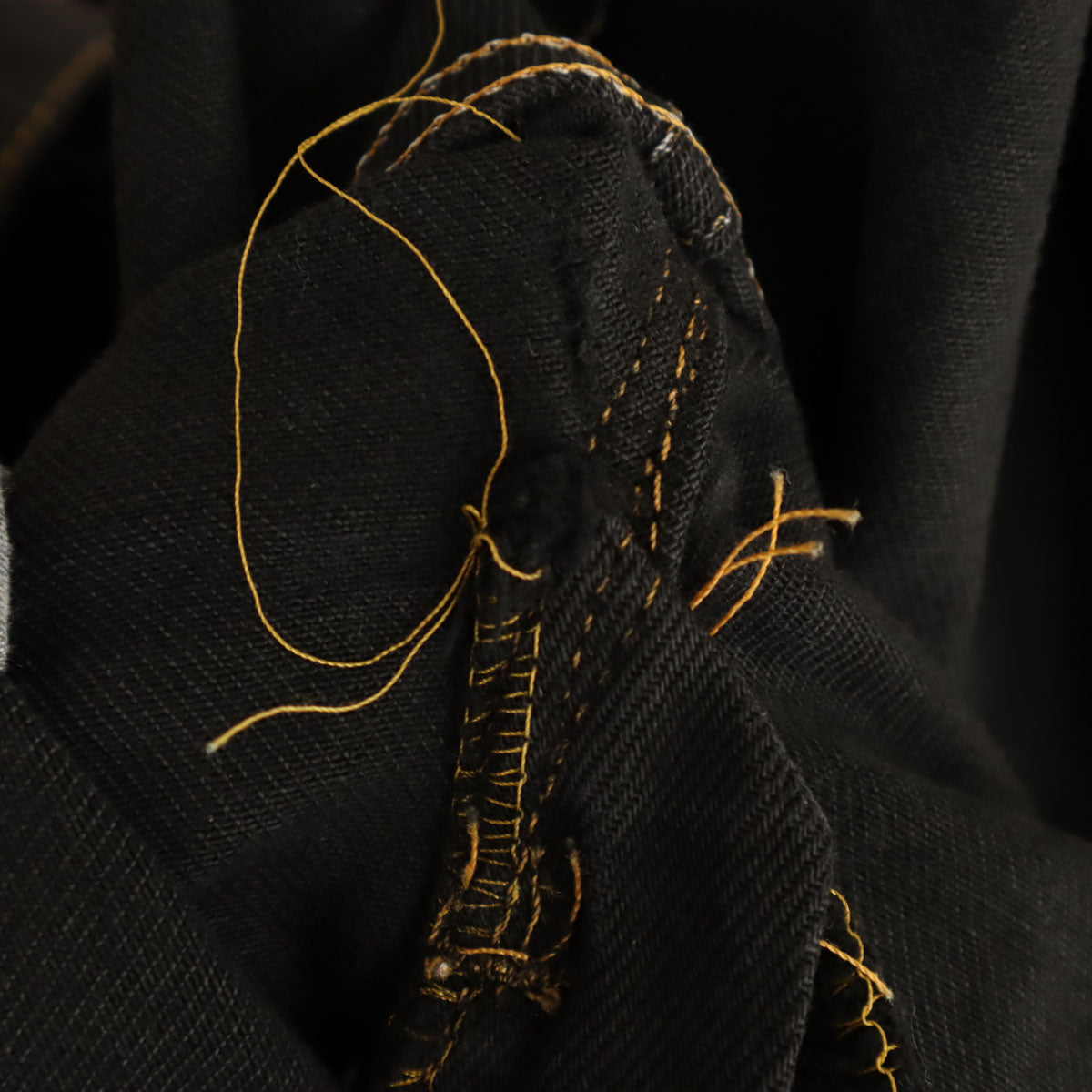 Levi's リーバイス 90s オールド USA製 ストレッチ ストレートデニムパンツ w32 ブラック系 ボタンフライ メンズ