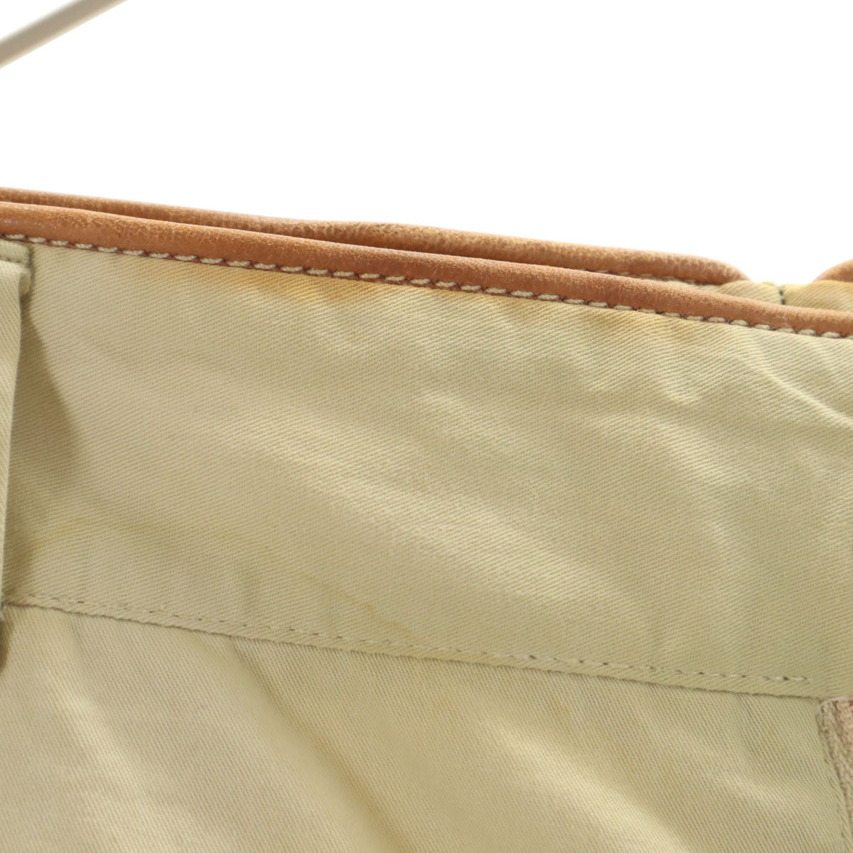HERMES エルメス イタリア製 パンツ 52 ベージュ系 メンズ