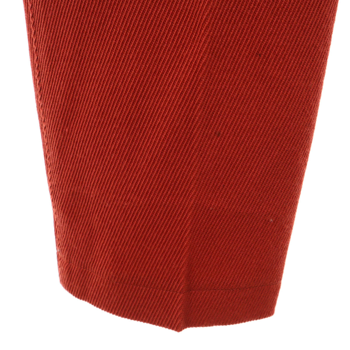 Christian Dior クリスチャンディオール 90s オールド タック ウールパンツ S オレンジ系 レディース