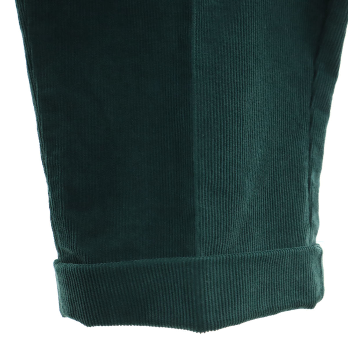 未使用 PT TORINO ピーティートリノ タック コーデュロイパンツ 46 グリーン系 メンズ