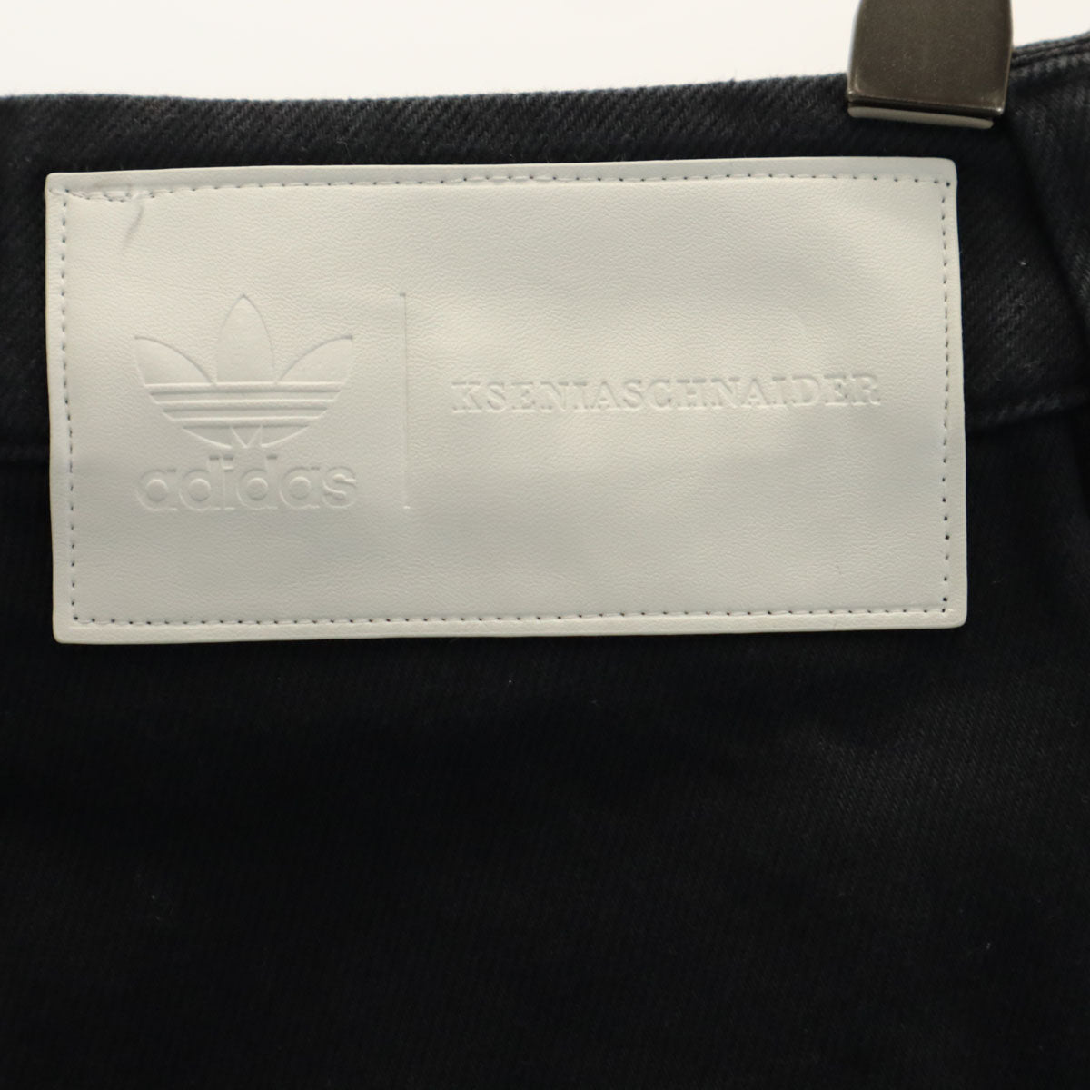 adidas Originals アディダスオリジナルス KSENIASCHNAIDER クセニアシュナイダー コラボ リプロセス スリット トラックパンツ S ブラック レディース