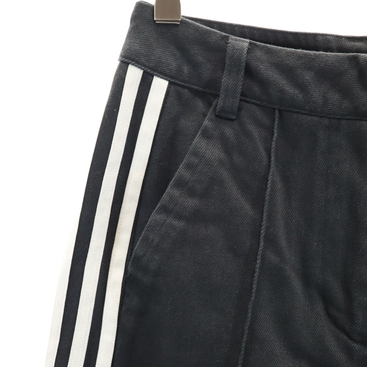 adidas Originals アディダスオリジナルス KSENIASCHNAIDER クセニアシュナイダー コラボ リプロセス スリット トラックパンツ S ブラック レディース