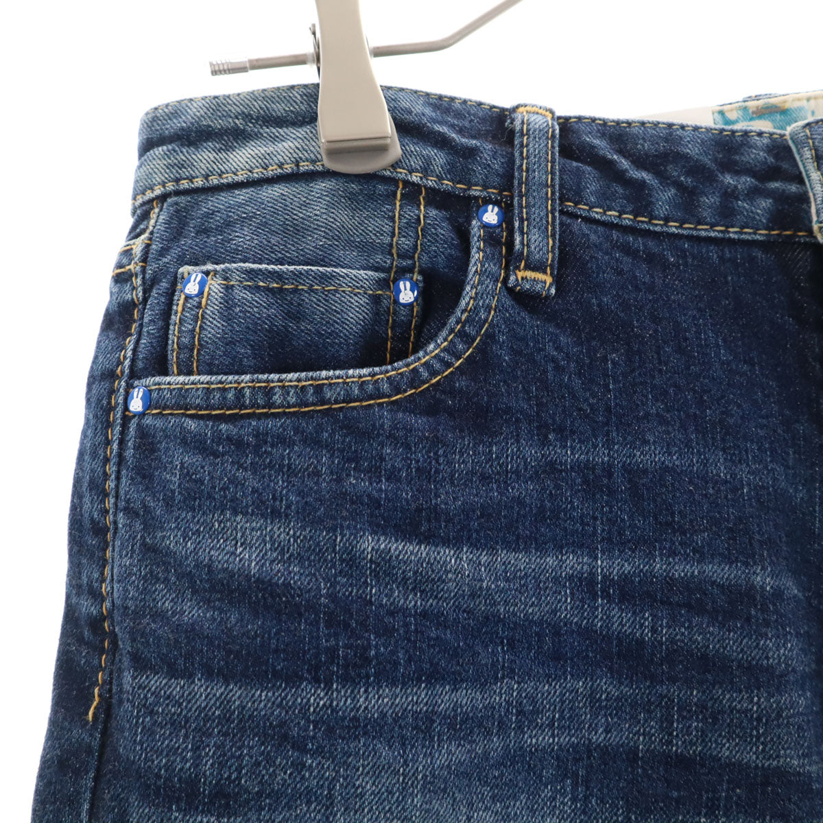 CUNE キューン 未使用 日本製 2連うさぎ デニムパンツ M タグ付き ジーパン ストレッチ レディース