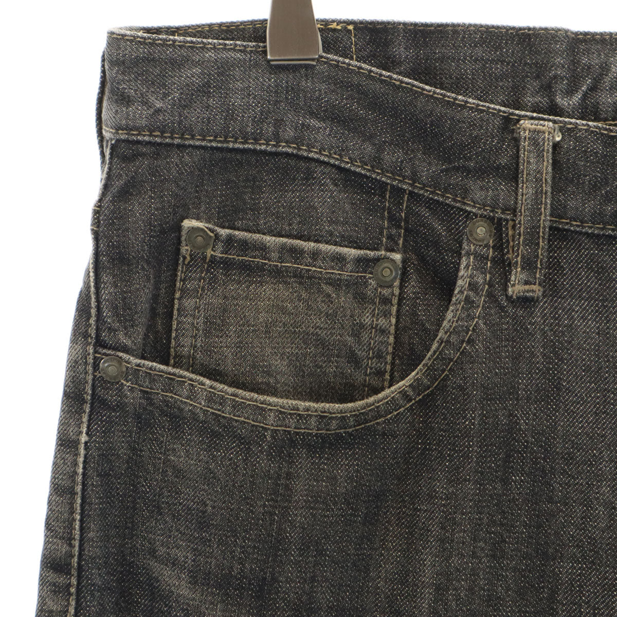 BURBERRY LONDON バーバリーロンドン 日本製 デニムパンツ W34 ブラック 三陽商会 ジーンズ メンズ