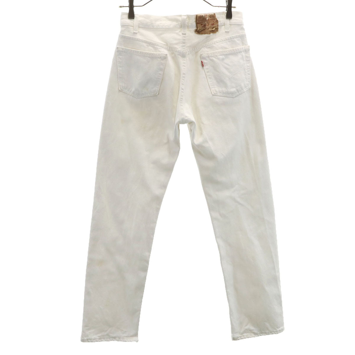 Levi's リーバイス 80s USA製 オールド ストレートデニムパンツ W30 白 ジーンズ ボタンフライ メンズ
