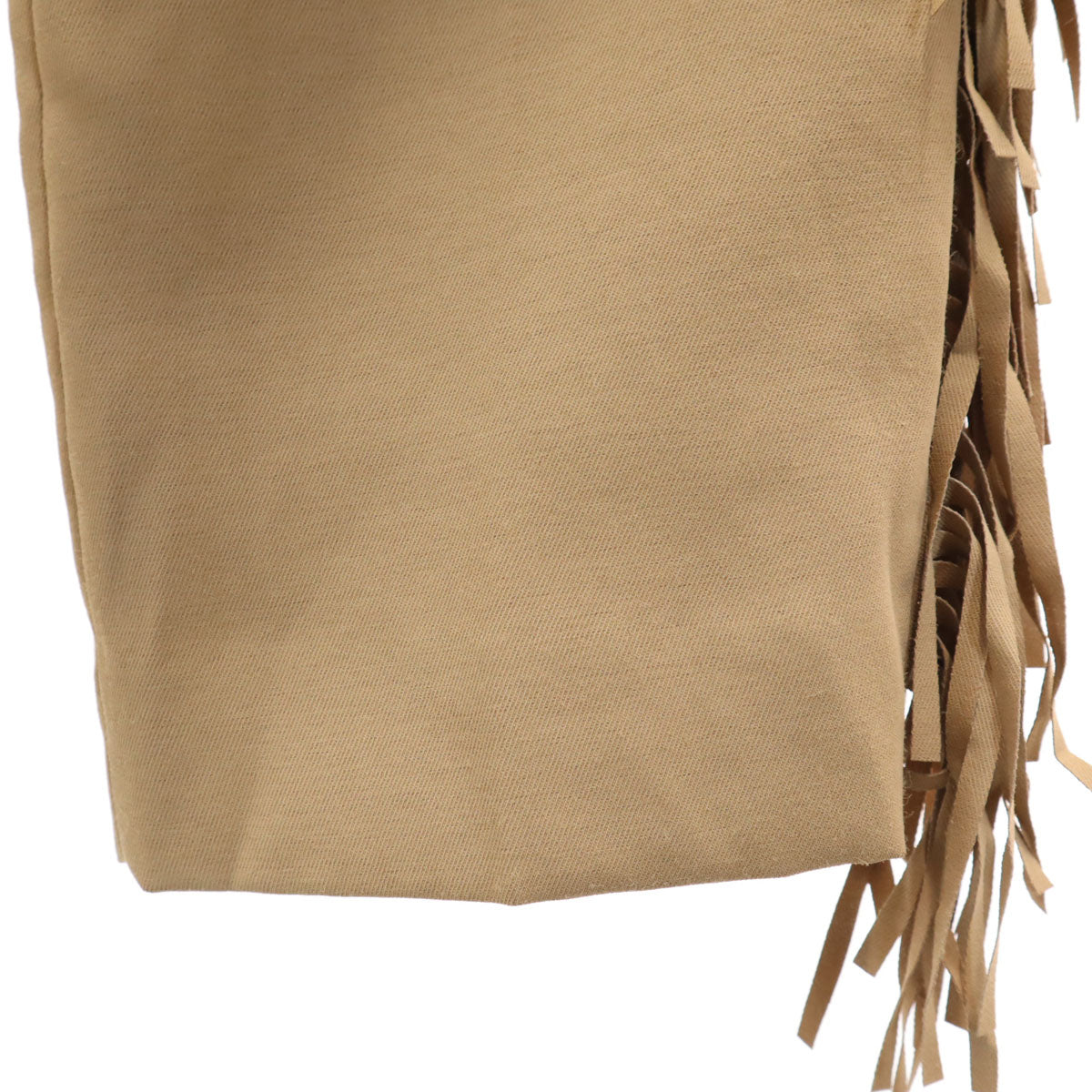 CLANE クラネ フリンジ テーパードパンツ 1 ベージュ レディース