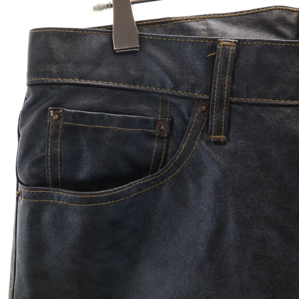 Levi's リーバイス 505-03 コーティング パンツ W36 黒 メンズ