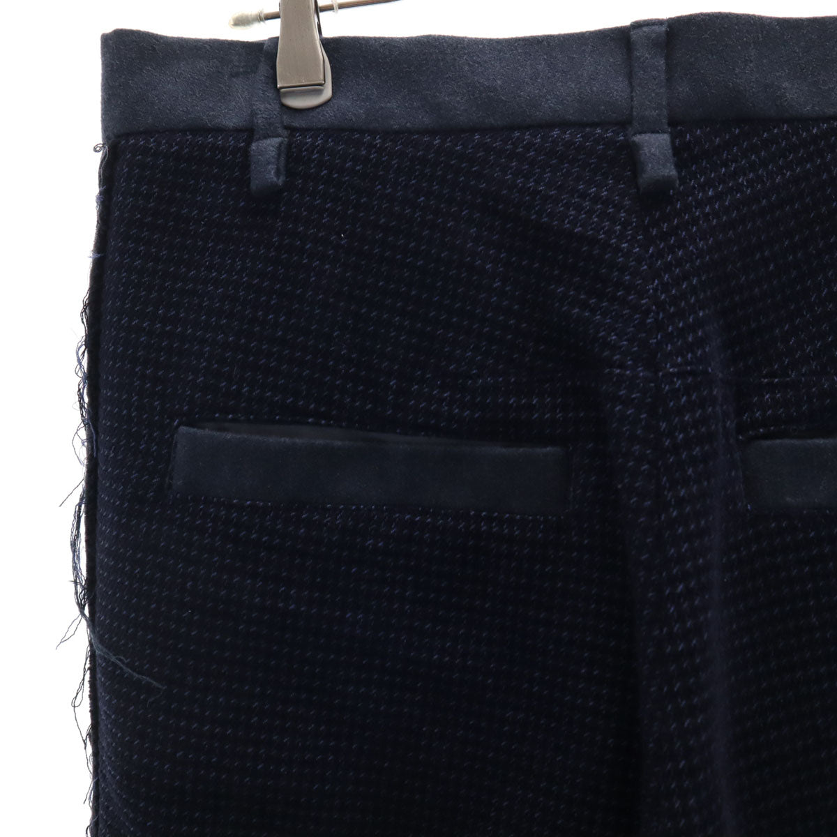 未使用 NAPE_ ネイプ 日本製 サイドカットオフ加工 スラックスパンツ M-2 ネイビー メンズ