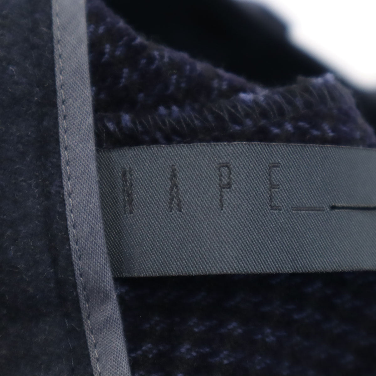 未使用 NAPE_ ネイプ 日本製 サイドカットオフ加工 スラックスパンツ M-2 ネイビー メンズ