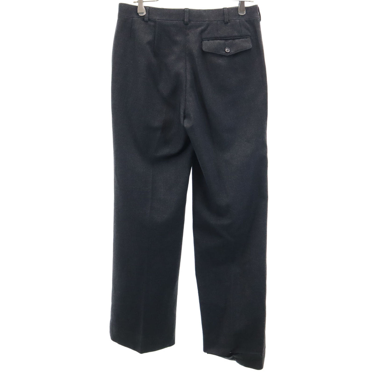 YVES SAINT LAURENT イヴサンローラン 80s 90s ウール オールド スラックスパンツ 80 チャコールグレー メンズ