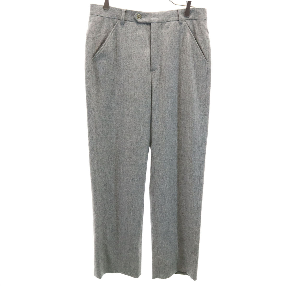 GIORGIO ARMANI ジョルジオアルマーニ イタリア製 ウールブレンド スラックスパンツ 46 グレー メンズ