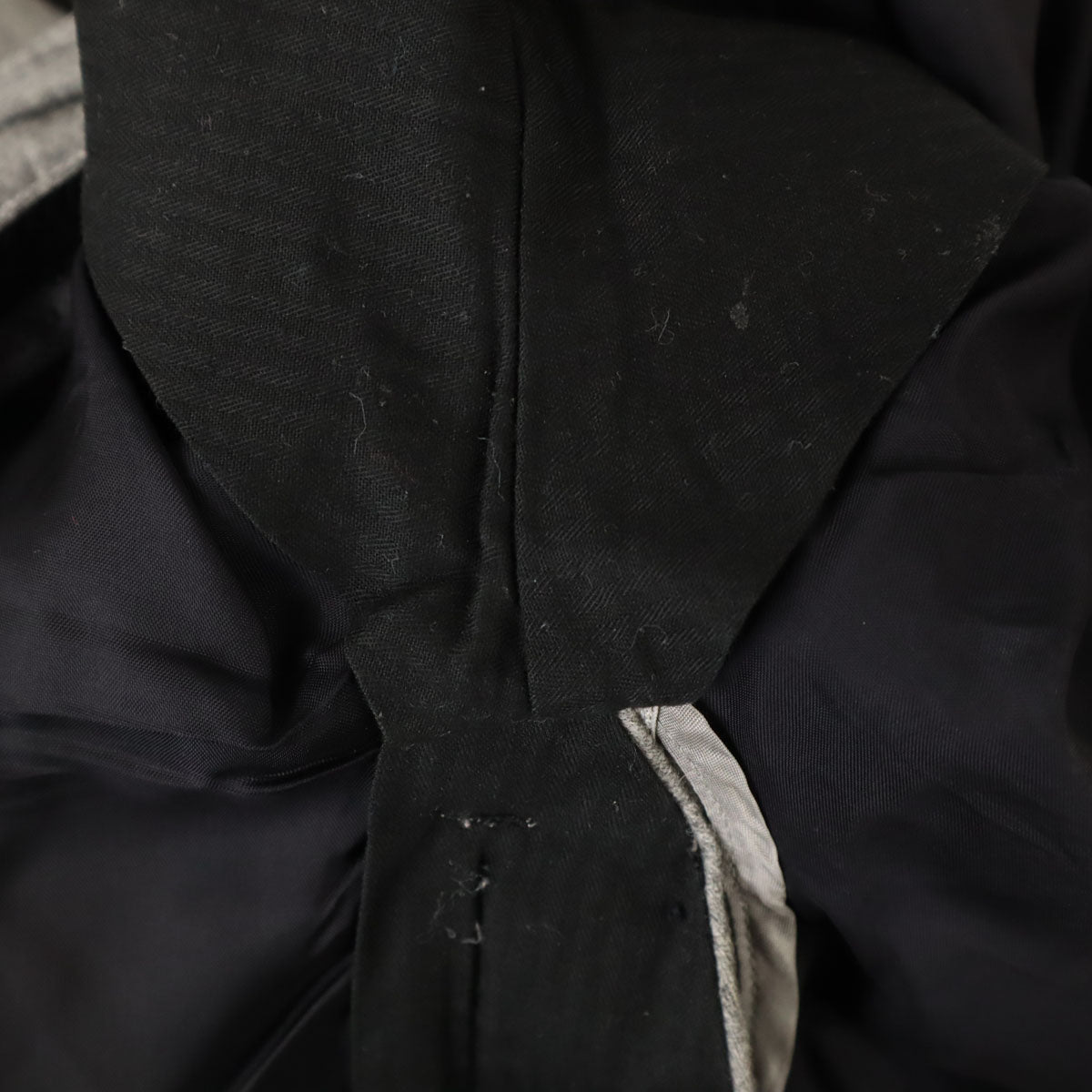 GIORGIO ARMANI ジョルジオアルマーニ イタリア製 ウールブレンド スラックスパンツ 46 グレー メンズ