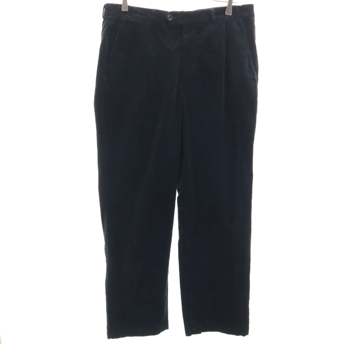 ARMANI COLLEZIONI アルマーニコレッツォーニ ポルトガル製 コーデュロイパンツ 50 ブラック メンズ