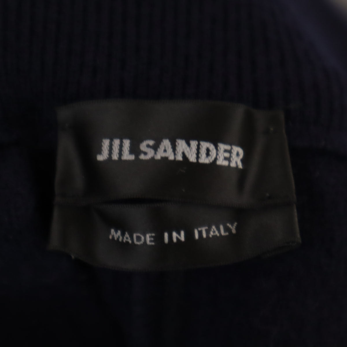 JIL SANDER ジルサンダー イタリア製 ニットパンツ ネイビー レディース