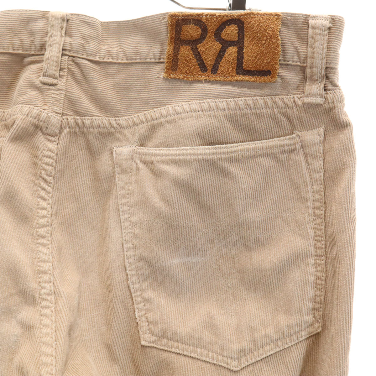 ダブルアールエル RRL USA製 コーデュロイパンツ W35 ベージュ RALPH LAUREN ラルフローレン メンズ