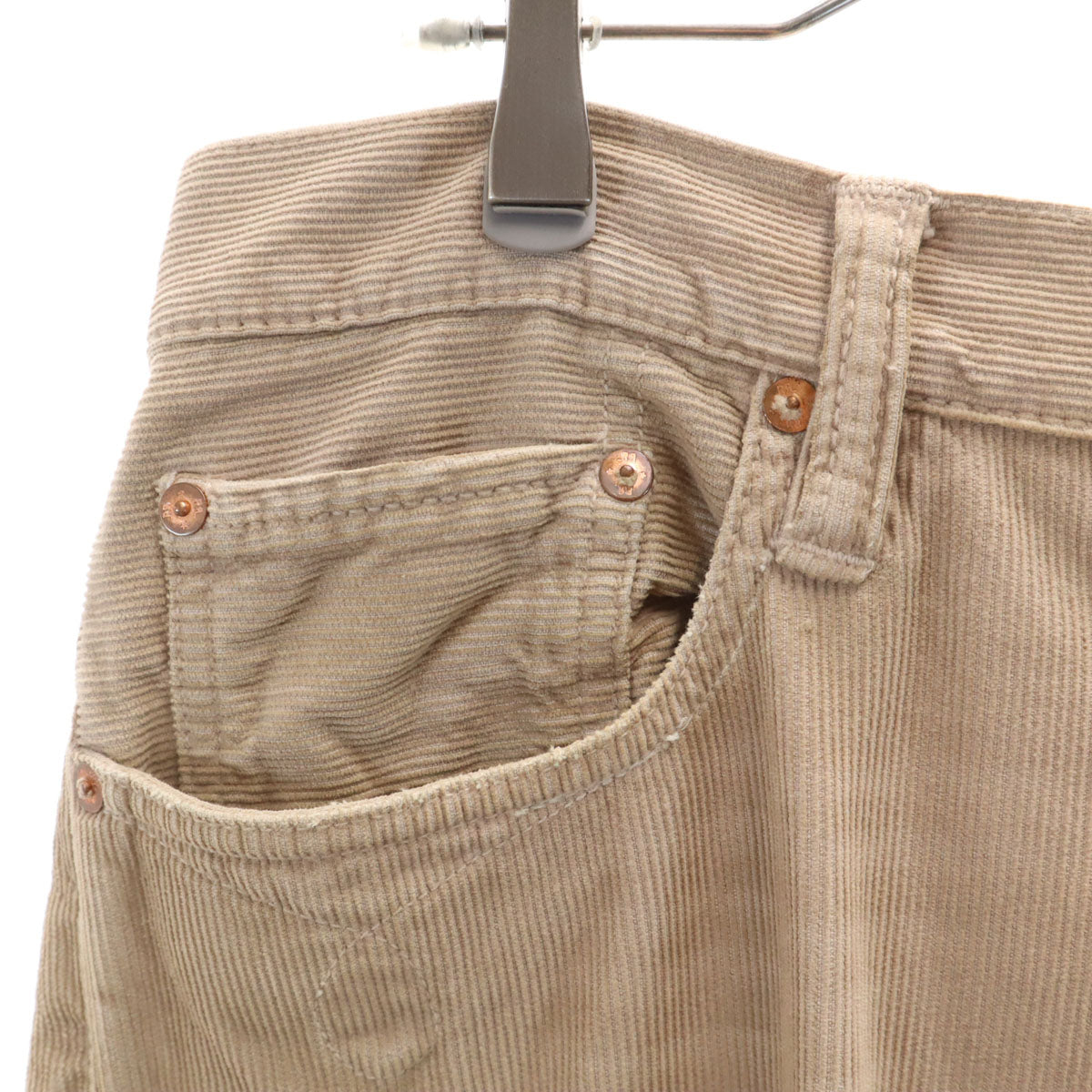 ダブルアールエル RRL USA製 コーデュロイパンツ W35 ベージュ RALPH LAUREN ラルフローレン メンズ