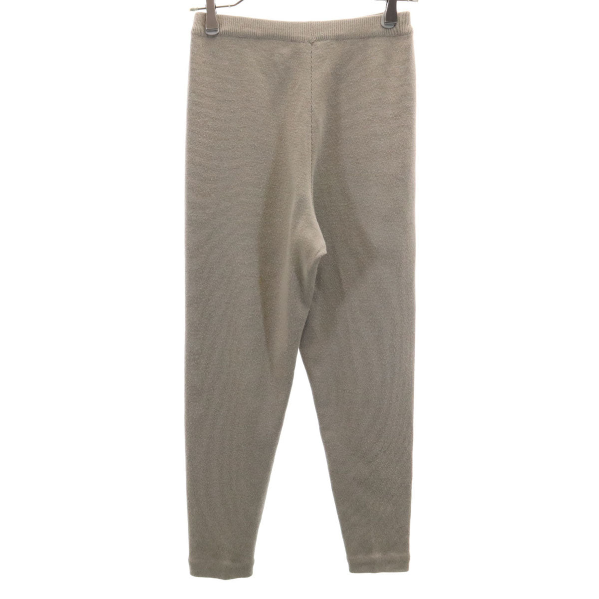 GUCCI グッチ 80s イタリア製 オールド ニット レギンス 40 グレージュ レディース