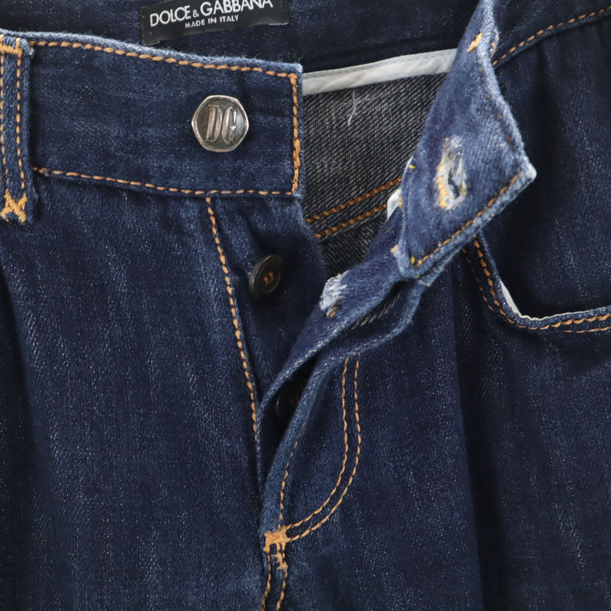 DOLCE&GABBANA ドルチェアンドガッバーナ イタリア製 16 CLASSIC デニムパンツ 44 インディゴ ジーンズ メンズ
