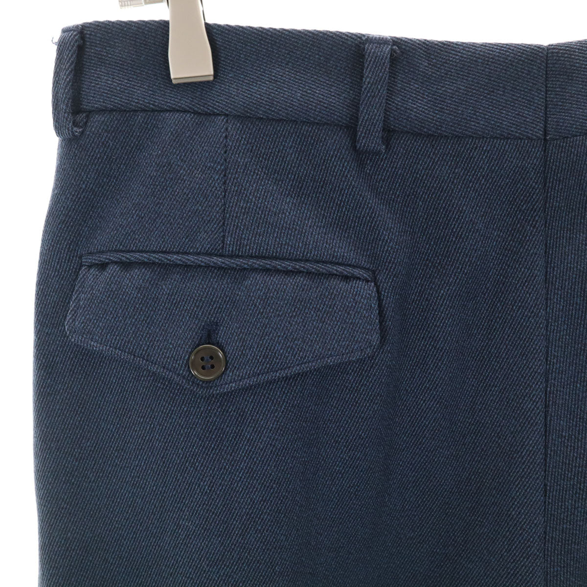 YVES SAINT LAURENT イヴサンローラン 80s 90s イタリア製 オールド スラックスパンツ 48 ネイビー メンズ