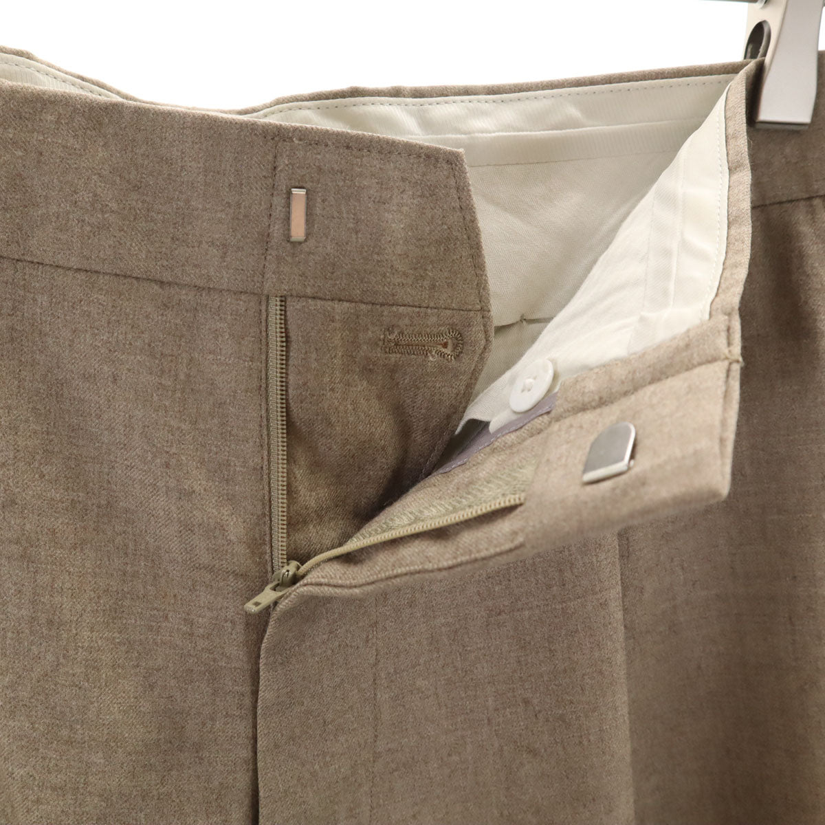 BURBERRY LONDON バーバリーロンドン 日本製 スラックスパンツ 82 グレージュ 三陽商会 メンズ