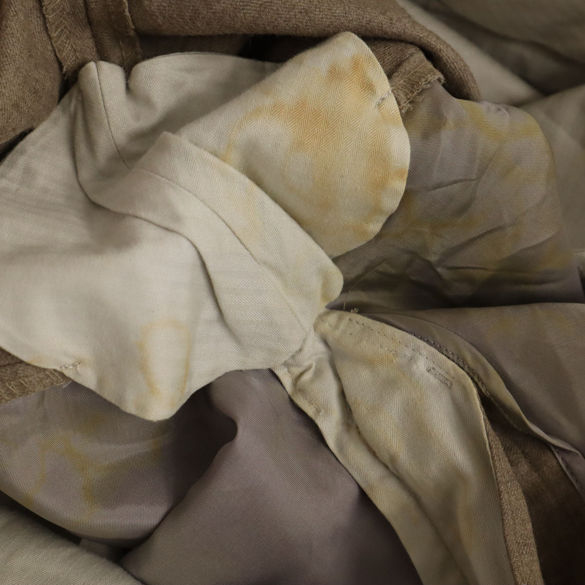 BURBERRY LONDON バーバリーロンドン 日本製 スラックスパンツ 82 グレージュ 三陽商会 メンズ