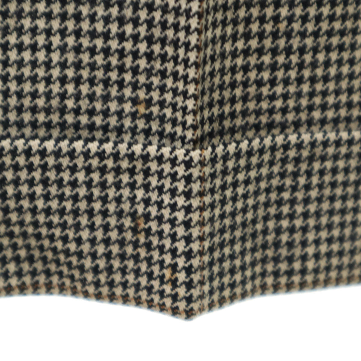 BURBERRY LONDON バーバリーロンドン 日本製 ハウンドトゥース チェック柄 スラックスパンツ 79 ベージュ 三陽商会 千鳥格子 メンズ