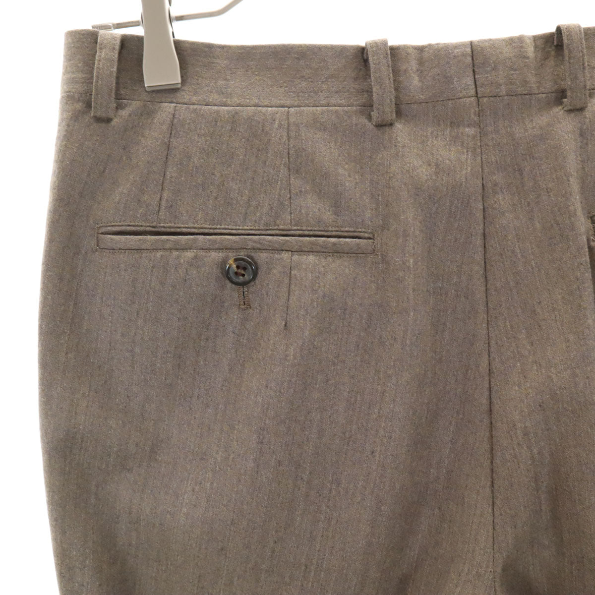 GIVENCHY MONSIEUR ジバンシィ ムッシュ 90s オールド スラックスパンツ 80 グレーブラウン系 メンズ