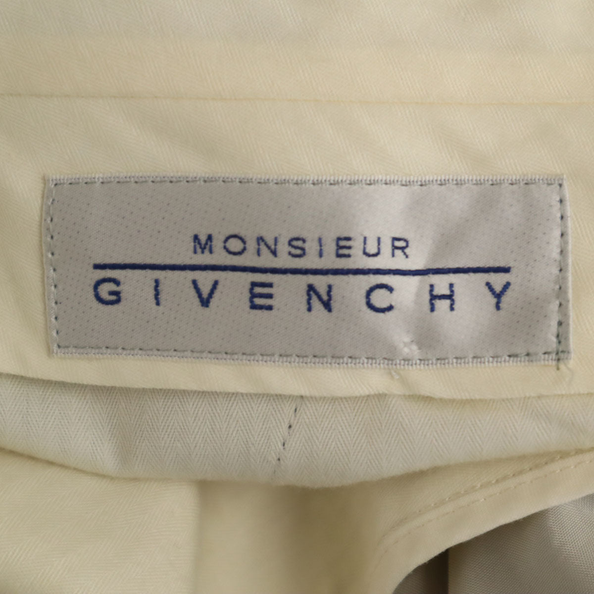 GIVENCHY MONSIEUR ジバンシィ ムッシュ 90s オールド スラックスパンツ 80 グレーブラウン系 メンズ