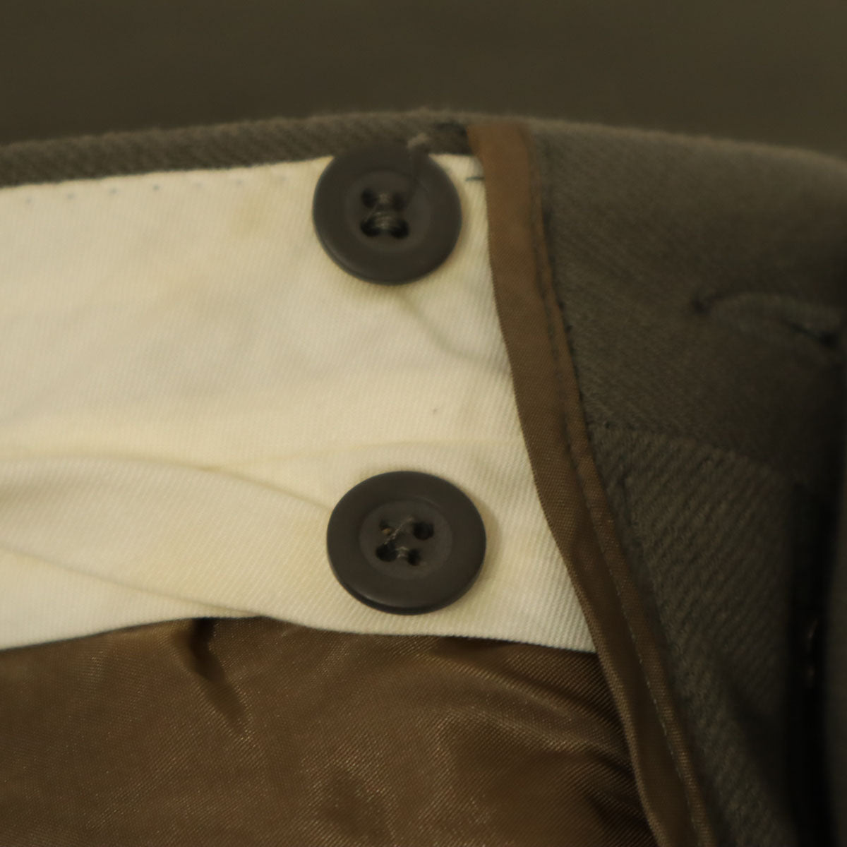 GIORGIO ARMANI ジョルジオアルマーニ 90s イタリア製 オールド ロングパンツ 48 グレージュ系 メンズ