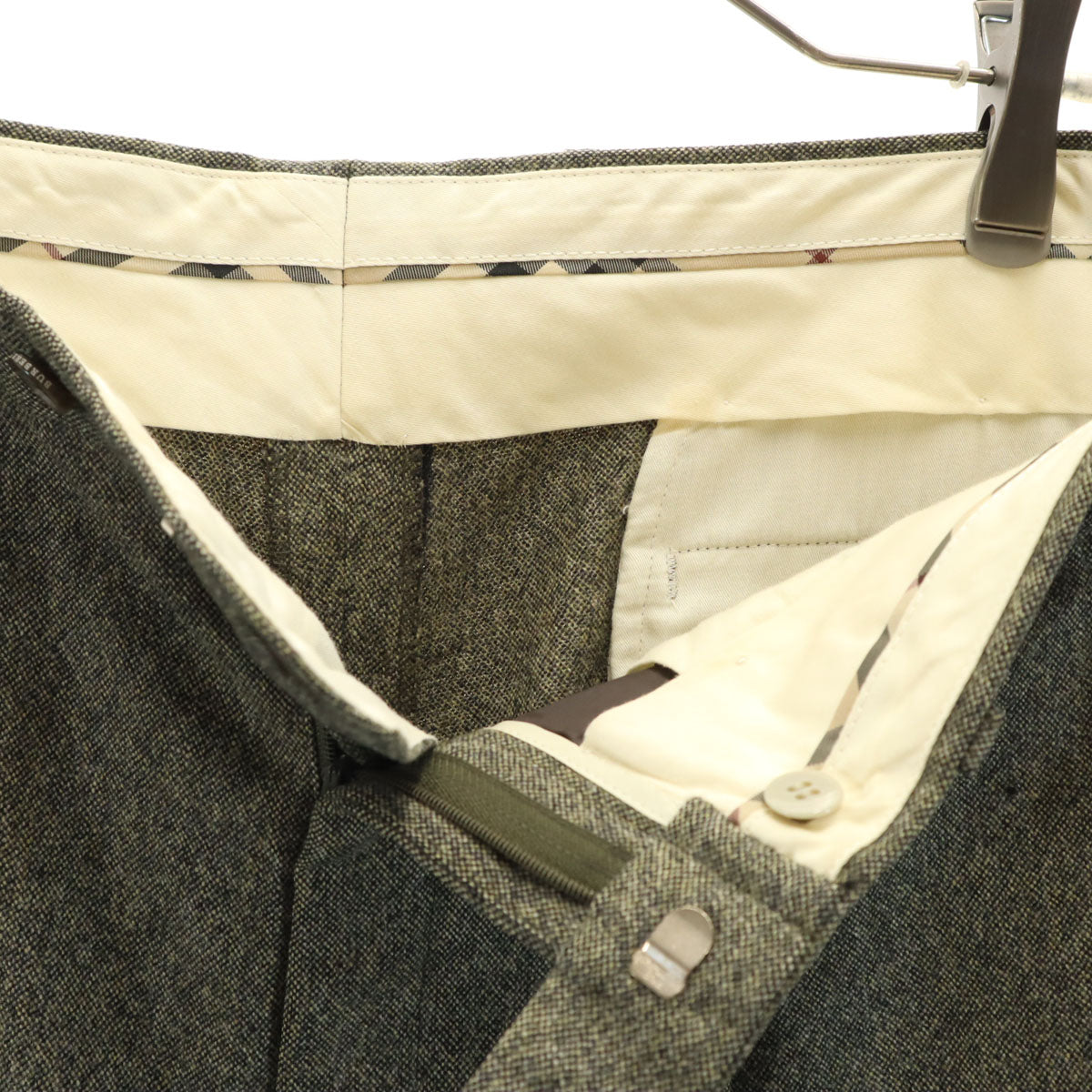 BURBERRY LONDON バーバリーロンドン カシミヤブレンド スラックスパンツ 82 ブラウン系 三陽商会 メンズ