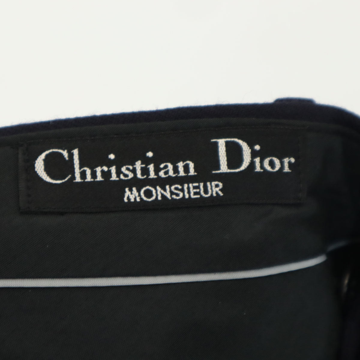 Christian Dior MONSIEUR クリスチャンディオール ムッシュ 90s オールド スラックスパンツ 85 ネイビー メンズ
