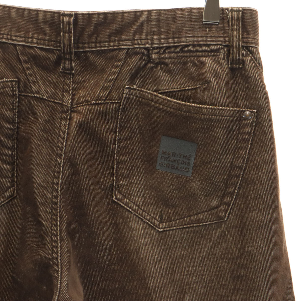 MARITHE + FRANCOIS GIRBAUD マリテフランソワジルボー ロングパンツ 82 ブラウン メンズ