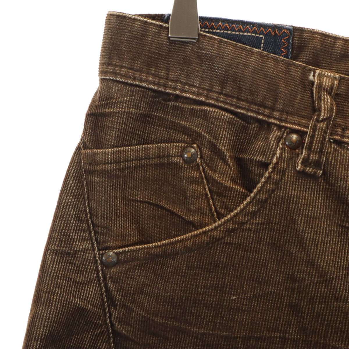 MARITHE + FRANCOIS GIRBAUD マリテフランソワジルボー ロングパンツ 82 ブラウン メンズ