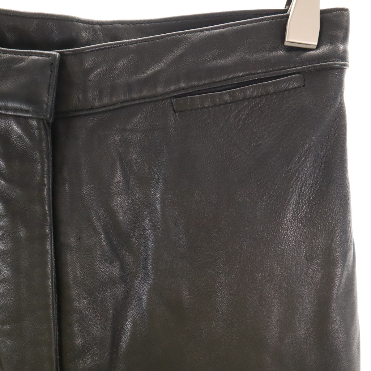 SIENA STUDIO レザーパンツ 4 ブラック レディース