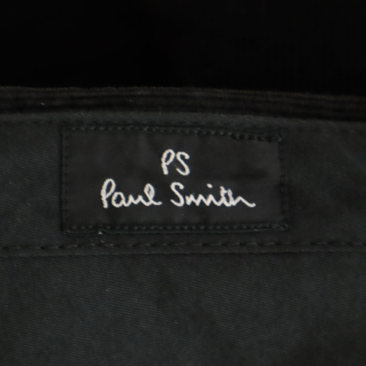 PS Paul Smith ピーエスポールスミス 日本製 コーデュロイパンツ M ブラック メンズ