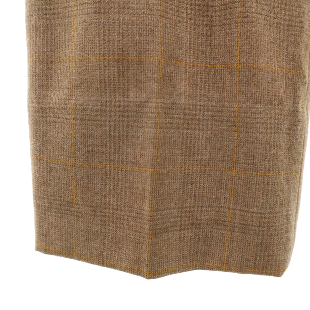 LANVIN SPORT ランバン スポーツ 90s 日本製 オールド チェック柄 スラックスパンツ 85 ベージュ メンズ