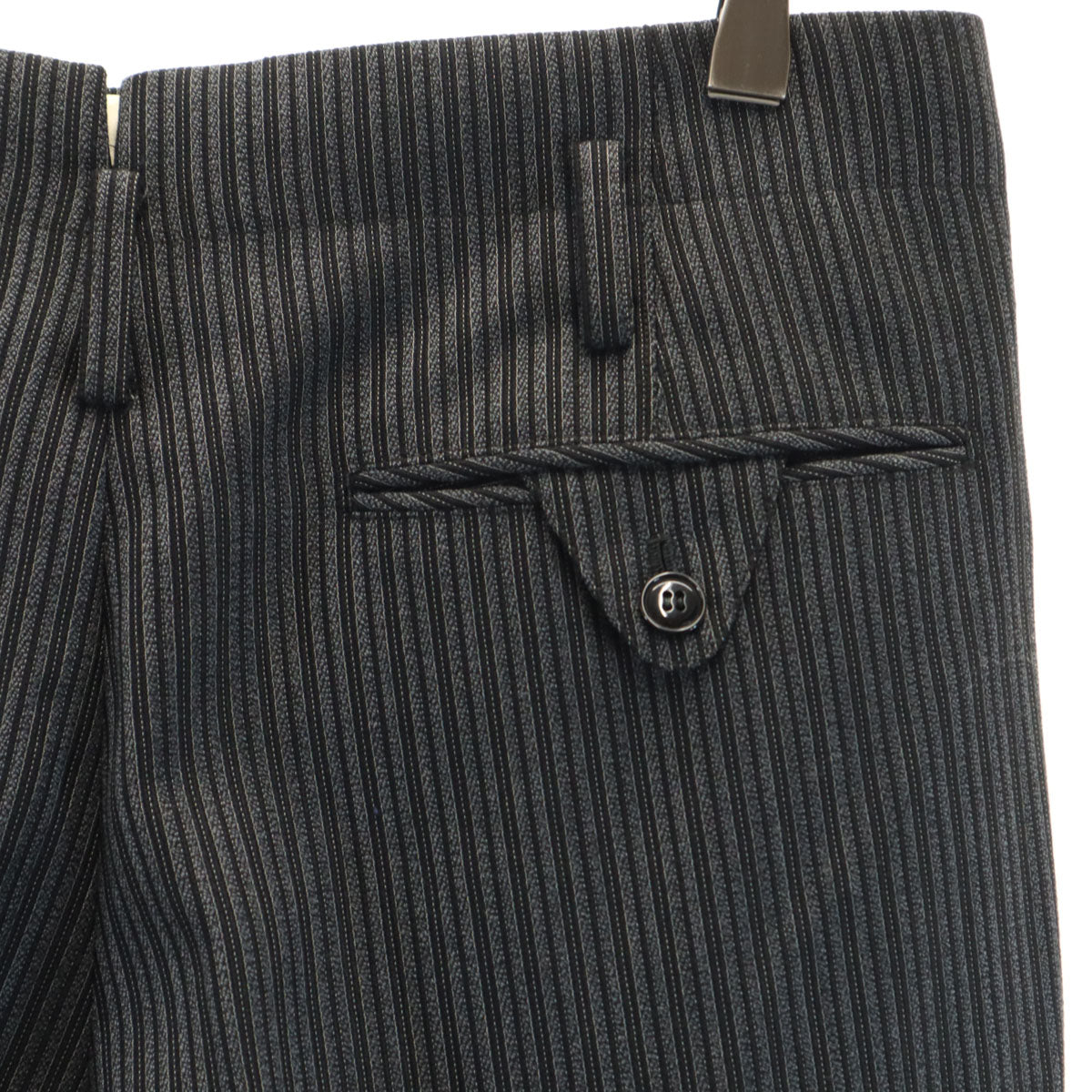 KATAOKA KEORI カタオカケオリ 50s 60s ヴィンテージ ジャパンヴィンテージ ストライプ柄 スラックスパンツ グレー系 メンズ